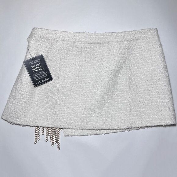 Retrofete Medina Skirt in White - Picture 4 of 7